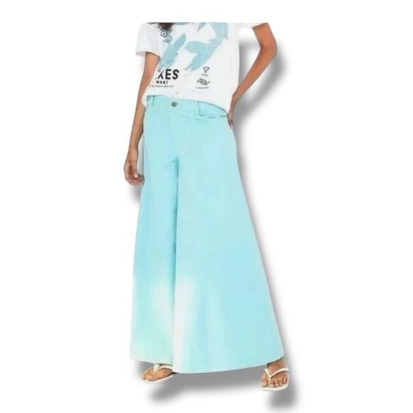 Farm Rio Anthropologie Extremely Wide Leg Pants Size Small - Picture 1 of 9